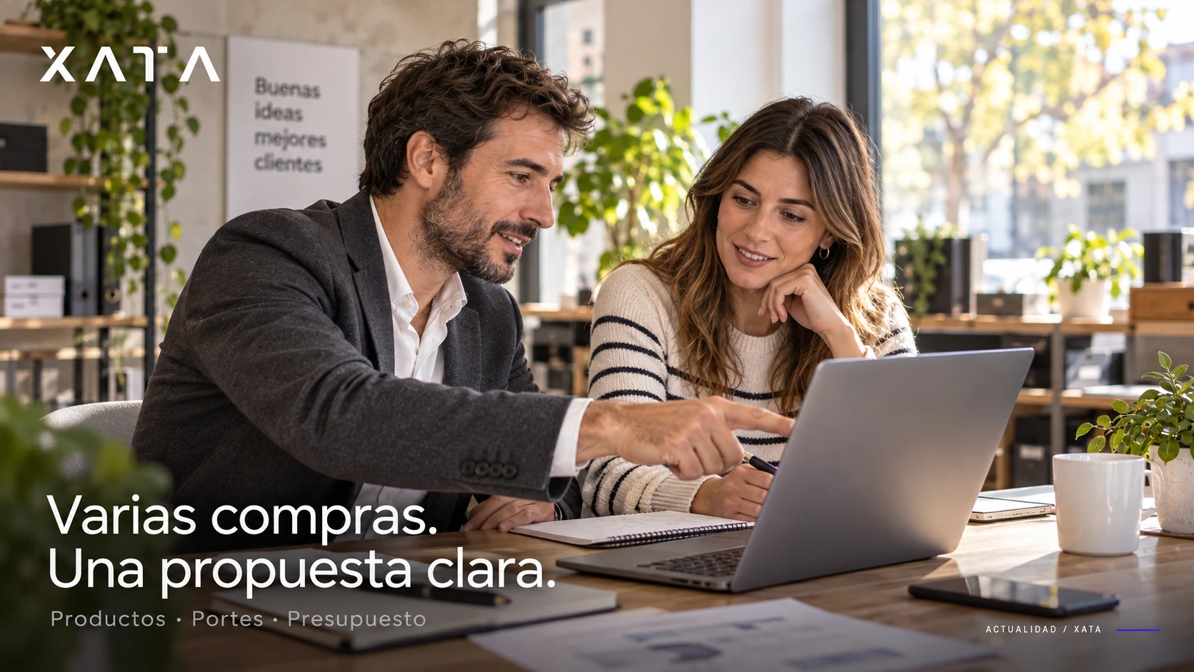 Profesionales preparando un presupuesto: Varias compras. Una propuesta clara.